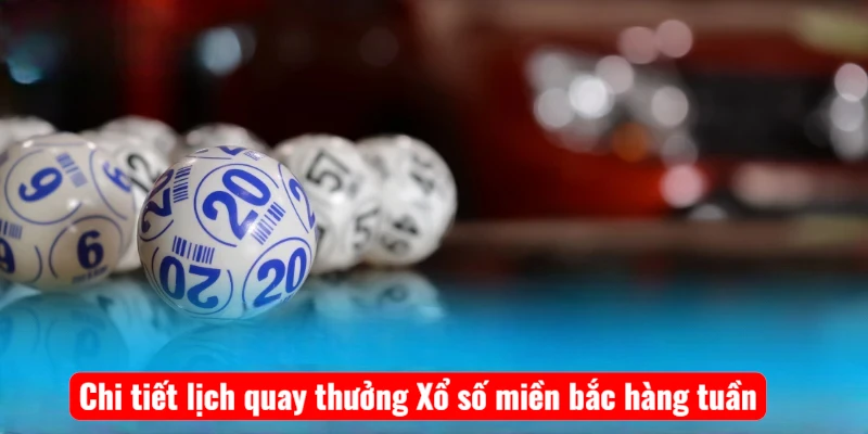 Chi tiết lịch quay thưởng Xổ số miền bắc hàng tuần